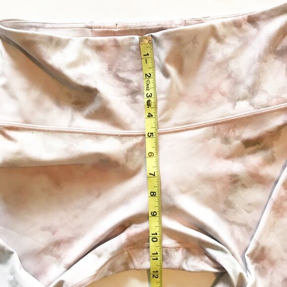 ATHLETA Elation 7/8 Tight Pink Snow Dye Athletic Active Yoga Leggings Womens 1X - Picture 9 of 11